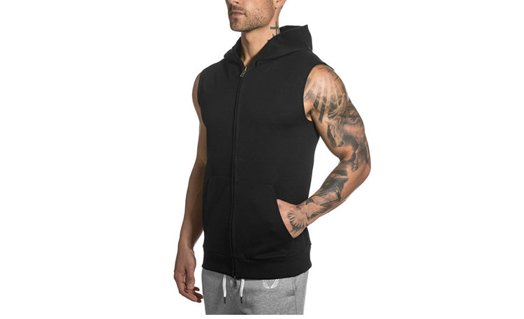 Sleeveless Men's Hoodies - Image 3