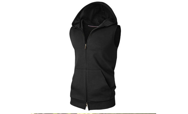 Sleeveless Men's Hoodies - Image 9